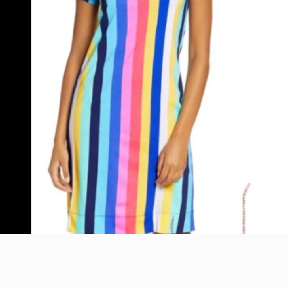 Lily Pultizer Marlow Multicolor Striped Tshirt Dress Size S
